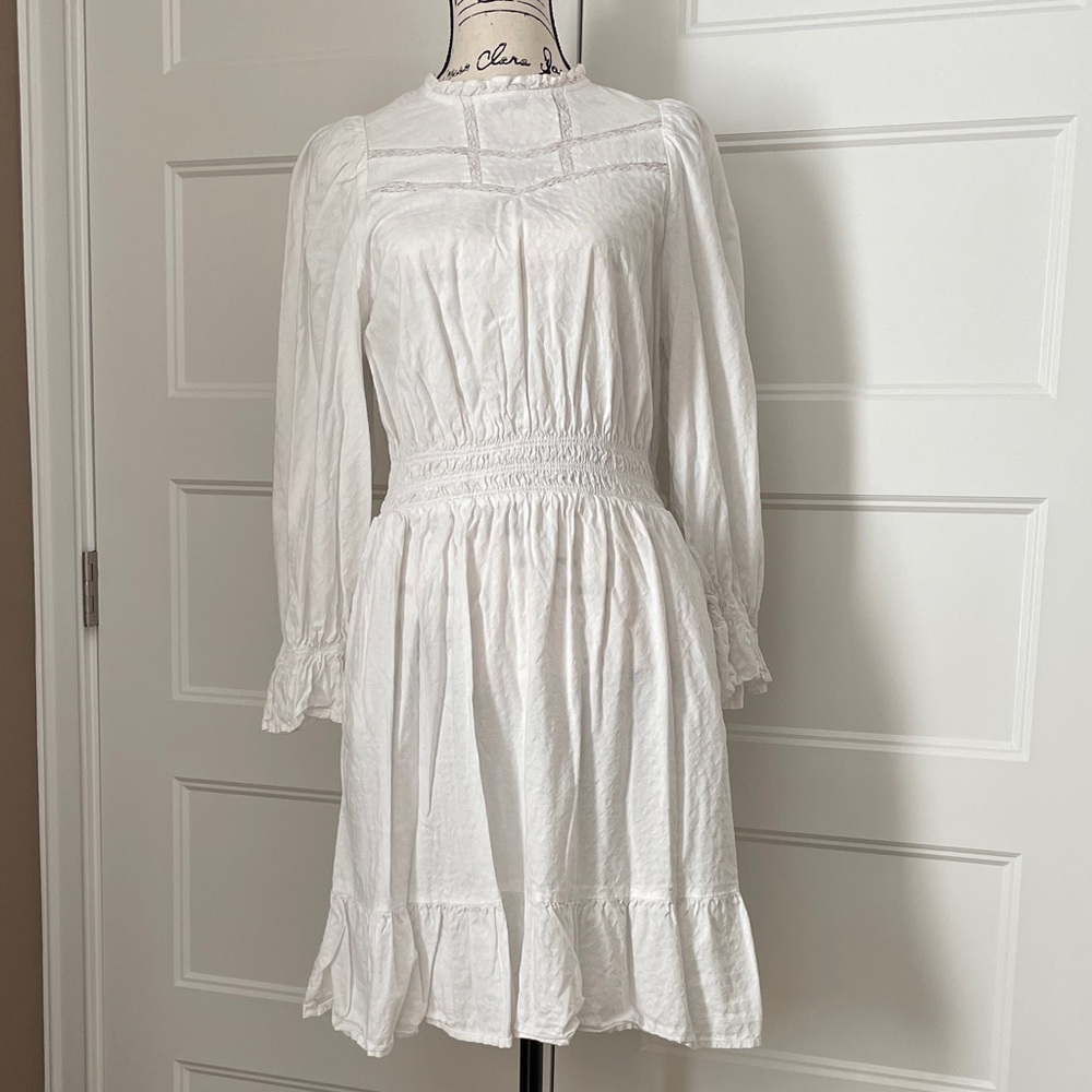 Universal Thread Chic White Long Sleeve Dress Size Medium